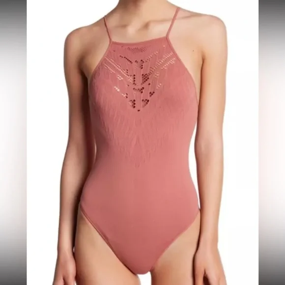 NWT Free People Intimately Womens Pink Solstice Bodysuit Size XS/S L68859 - Picture 4 of 8
